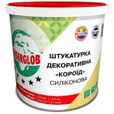 Ансерглоб Силіконова Короїд, біла штукатурка декоративна, 25 кг